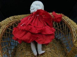 stone bisque red dress bk